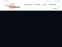 Tablet Screenshot of centre-momboye.com